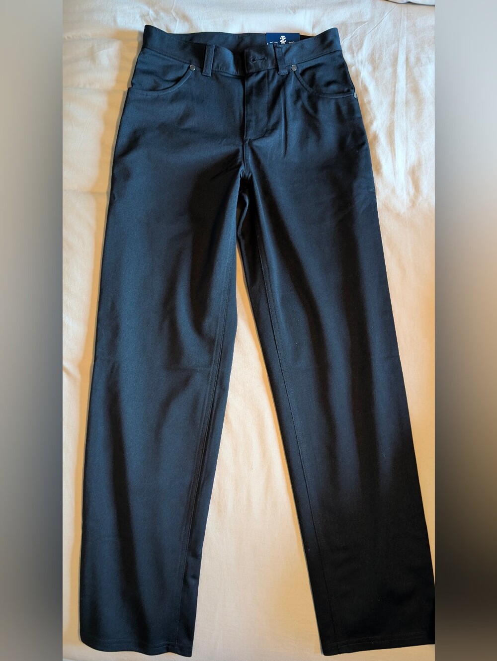 Black Youth Straight-Leg Pants - Classic Everyday Wear